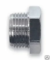 фото Переходник с цилиндрической резьбой M3/8”-F1/8’