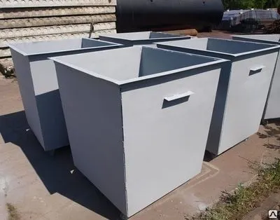 Фото №0 Бак металлический для мусора