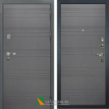 Фото №0 Входная дверь Легион-3 графит-70 графит