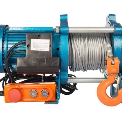 Фото №0 Лебедка электрическая TOR KCD(А) 750 кг 30 м 380В (алюминиевый корпус)