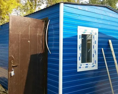 фото Блок контейнер БК-3 4х2,4м Панели  ПВХ