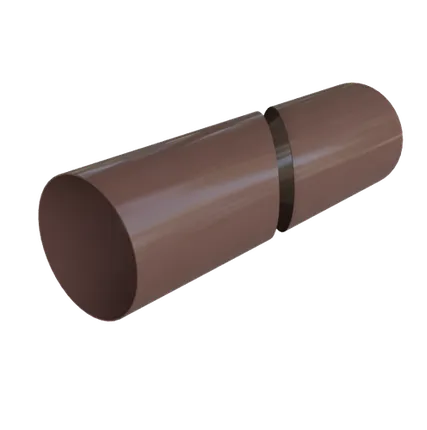 Фото №0 КОРИЧНЕВЫЙ Труба ПВХ колл. ЭЛИТ (4 м. х 1,6 мм. ? 95 мм.) 6 шт/уп АЛЬТА-ПРОФИЛЬ