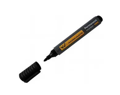 фото Маркер перманентный, пулевидный, наконечник 3,0 мм, цвет черный, 1 шт