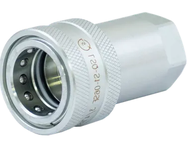фото LSQ-S1-SS-08SF-BSP 1 - Быстроразъемное соединение нерж. - Розетка, DN25, G1"вн., 200 бар.