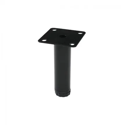 Фото №0 Опора меб. мет. D-100 h100 с регул. черный (тип 2)AKS