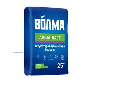 фото Цементная штукатурка ВОЛМА Аквастарт (25кг)