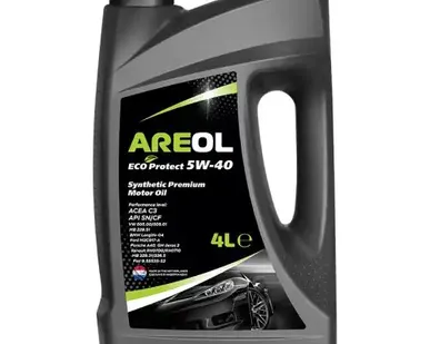 фото Моторное масло AREOL ECO Protect 5W40AR061 5W-40 синтетическое 4 л