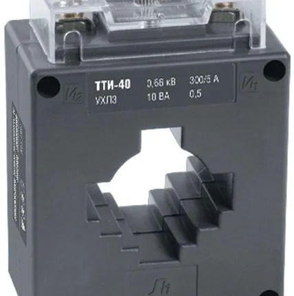 Фото №0 Трансформатор тока ТТИ-40 300/5А кл. точн. 0.5 5В.А ИЭК ITT30-2-05-0300