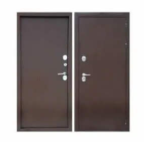 фото Дверь входная с терморазрывом Термо-М1 металл/металл, Медь 2050х860мм, ПРАВАЯ