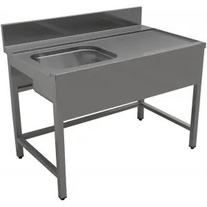 фото Стол входной для машин посудомоечных Enigma RUS Е-ВМ1-127.3П/54Л/ПММ