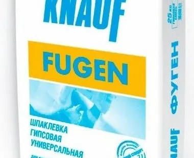 фото Шпатлёвка гипсовая Кнауф Фуген, 10 кг