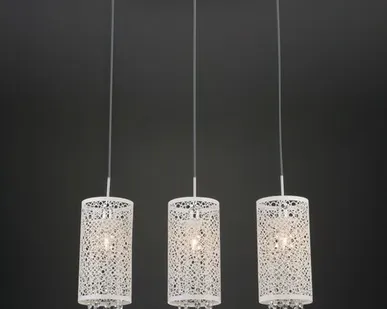 фото Подвесной светильник 1181/3 хром белая Евросвет