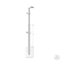 фото Опора освещения круглая (ОКС) от 6м до 9м