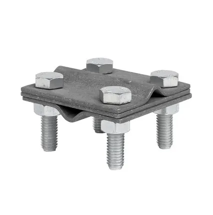 Фото №0 EKF Зажим крестовидный прут-прут (3 пластины 57x57мм) HZ EKF