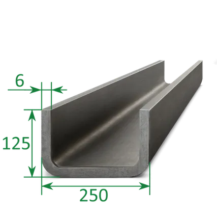Фото №0 Швеллер гнутый 250х125х6