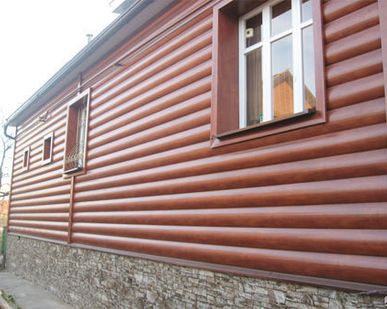 фото Блок хаус металлический