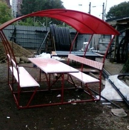 Фото №0 Беседка "Грибок" без досок