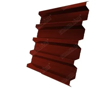 фото Профнастил H60R 0,5 Satin RAL 3009 оксидно-красный
