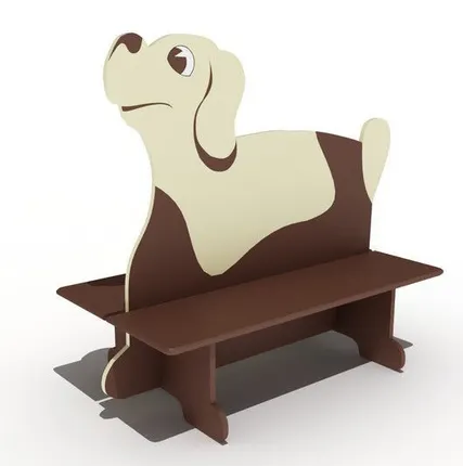 Фото №0 Скамейка детская "Пес"