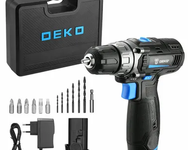 фото Аккумуляторная дрель-шуруповерт DEKO GCD12DU3 SET 3 063-4097