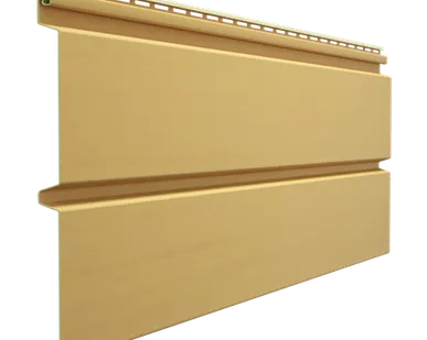 фото Сайдинг Docke Брус D6S Манго Деке Premium виниловый