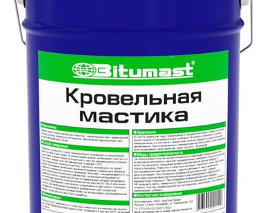фото Мастика кровельная Bitumast, 5л