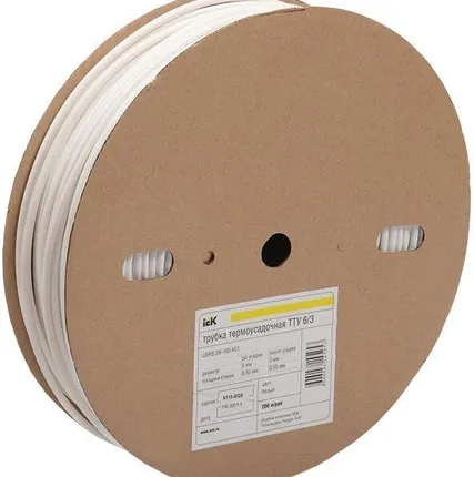 Фото №0 Трубка термоусадочная тонкостен. ТТУ-16/8 желт./зел. (уп.100м) ИЭК UDRS-D16-100-K52