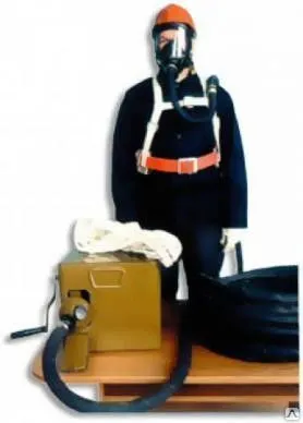 Фото №0 Шланговый противогаз ПШ-40ЭРВ (ШМП 2 шт,шланг40м,эл/ручная)