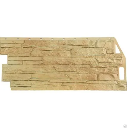 Фото №0 СКАЛА бежевый фасадная панель FineBer FineBer