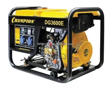фото Генератор дизельный CHAMPION DG3600E