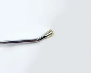 фото Крючок на перфорацию одинарный L=250мм d=4,8мм, шаг 50мм, хром