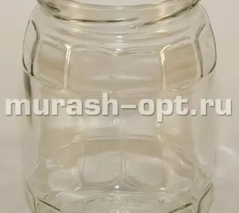 фото Банка стеклянная "Амфора" 0,72л винтовая горловина 1-82 (12)