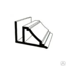 Фото №0 Плинтус вагонки 3м. белый