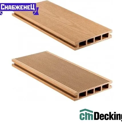 Фото №0 Террасная доска из ДПК CM Decking "Natur" цвет: Дуб, 135x25 мм (цена м2)