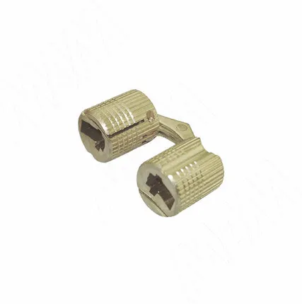 Фото №0 Петля потайная латунь D10, ДСП 16 мм (CI-K000)