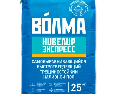 фото Ровнитель для пола самонивелирующийся Нивелир Экспресс Волма 25кг