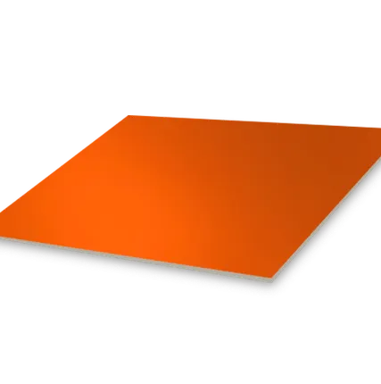 Фото №0 Лист с полимерным покрытием 0,45 мм пэ ral2004 оранжевый