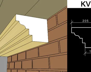 фото Венчающий карниз KV15