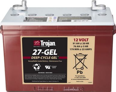 фото Аккумуляторная батарея Trojan 27-GEL