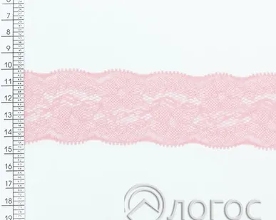 фото Кружево стрейч 106174, гр.розовый