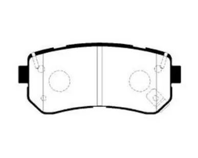 фото HSB Колодки тормозные зад Ceed 18/Cerato 17/i30 12 /iX35/Sportage/Picanto/Creta/Optima/Sonata 16 (под пружины) (диск) ор 58302M0A10 HSB HP0057