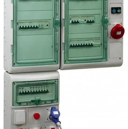 Фото №0 Бокс ОП Kaedra 36мод. (3 ряда по 12мод.) сер.с прозр. дверью IP65 SchE 13985