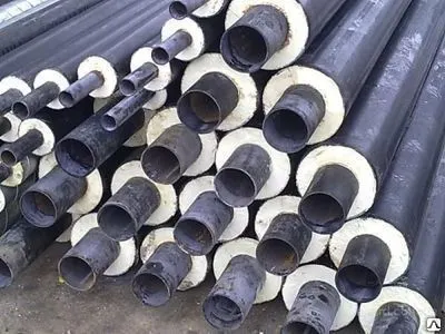 Фото №0 Труба стальная 159х4,5 в ППУ изоляции 250мм