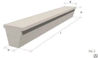 Фото №0 Фундаментная балка 1БФ45-2