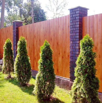 Фото №0 Профнастил под дерево