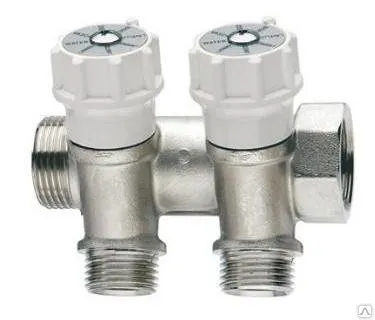 Фото №0 Коллектор регулирующий 1"х1/2" 2-вых. арт.465 ITAP