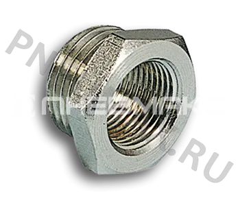 фото 104z1218 - Фитинг - переходник наруж. резьба G1/2" - внутр. резьба G1/8"