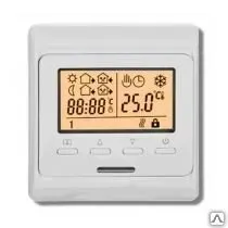Фото №0 Терморегулятор программируемый для теплого пола Е 51.716