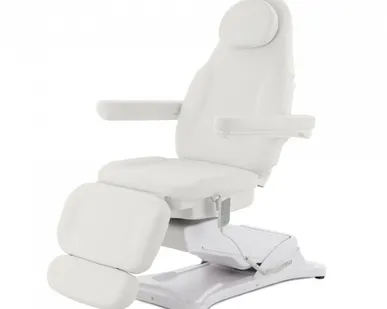 фото Косметологическое кресло с электроприводом ММКК-3 КО-177DP-00, цвет белый MedMos