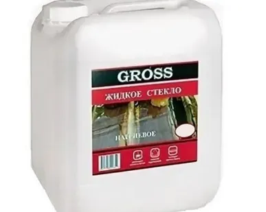 фото Жидкое стекло натриевое Gross'art PROFI 12кг БауПро